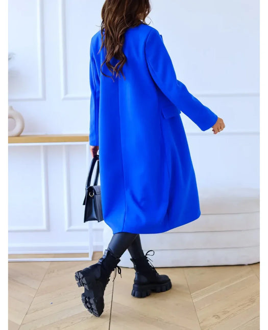 Women's Long Trenchcoat Elegant Fitted