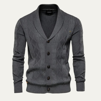 Men’s Elegant Cardigan Wool Blend
