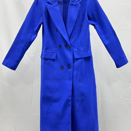 Women's Long Trenchcoat Elegant Fitted