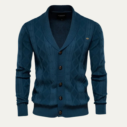 Men’s Elegant Cardigan Wool Blend