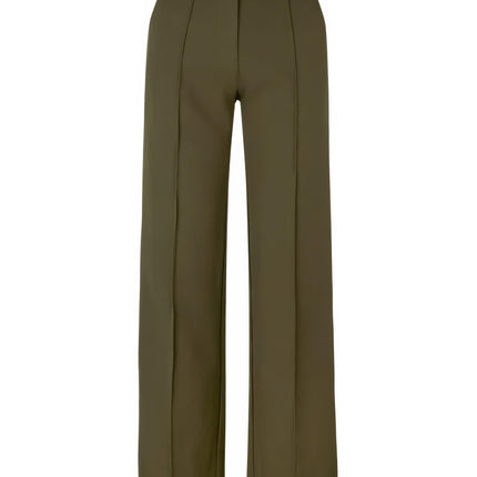 Women's Wide-Leg Trousers High-Waisted Tailored Fit Full Length