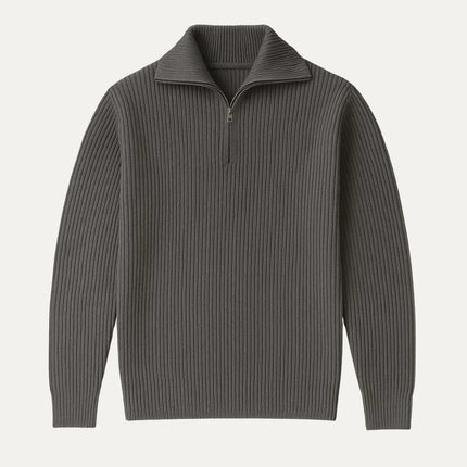 Men's Quarter Zip Jumper Merino Wool