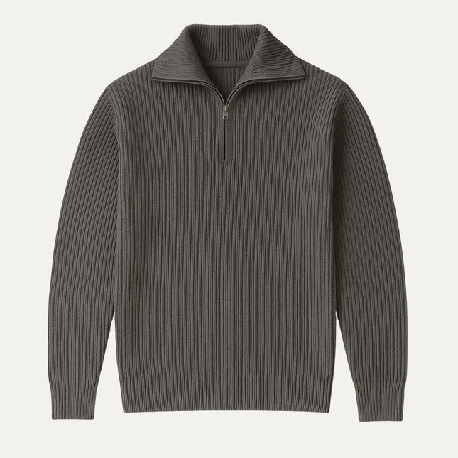Men's Quarter Zip Jumper Merino Wool