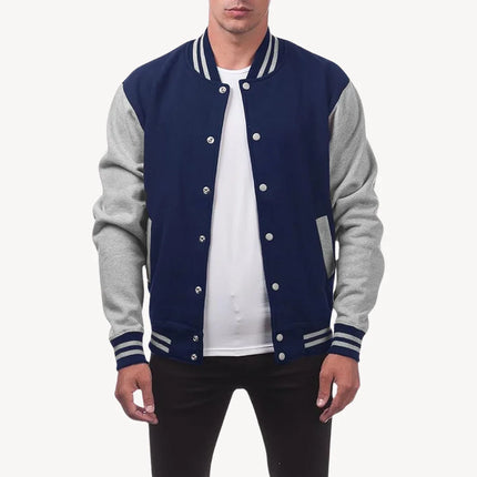 Men's Baseball Jacket Cotton Blend