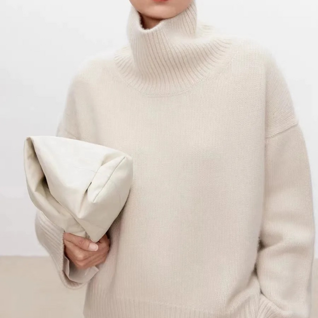 Women's Turtleneck Sweater Wool