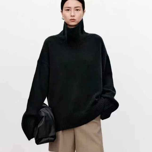Women's Turtleneck Sweater Wool