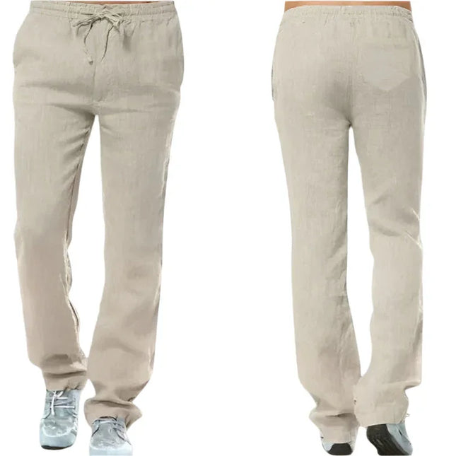 Men's Linen Pantalon Casual Style