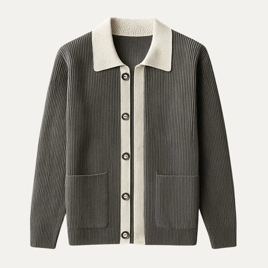 Men's Elegant Cardigan with Pockets