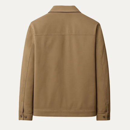 Men's Zip Front Harrington Jacket Cotton
