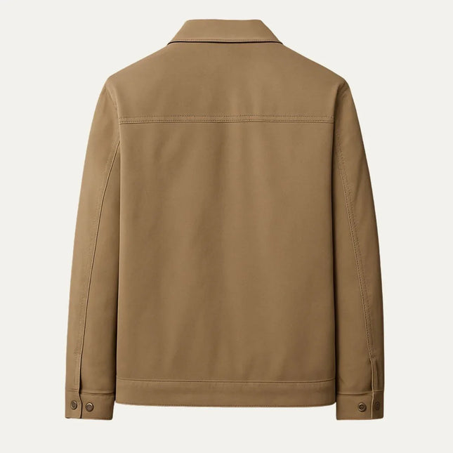 Men's Zip Front Harrington Jacket Cotton