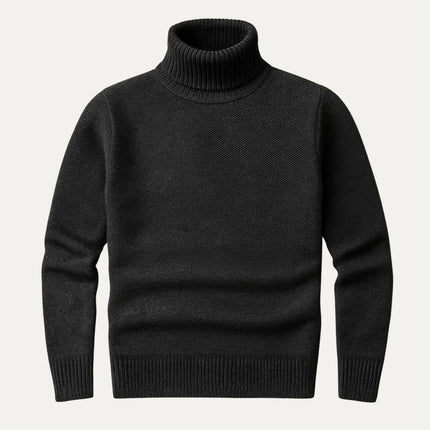 Men's Turtleneck Sweater Merino Wool