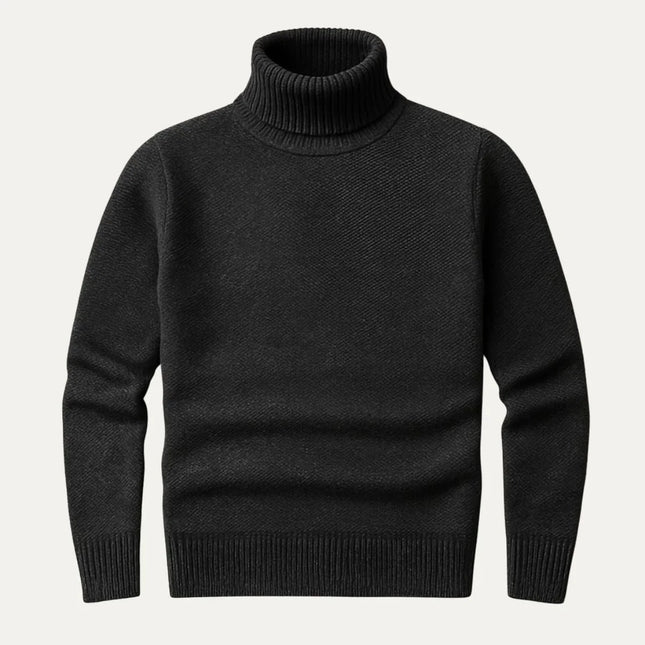 Men's Turtleneck Sweater Merino Wool