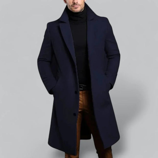 Men's Winter Coat Wool Blend