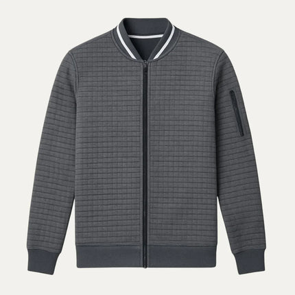 Men's Zip-Up Cotton Cardigan