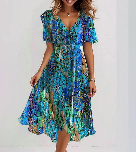 Women's Floral Dress Polyester All-Season