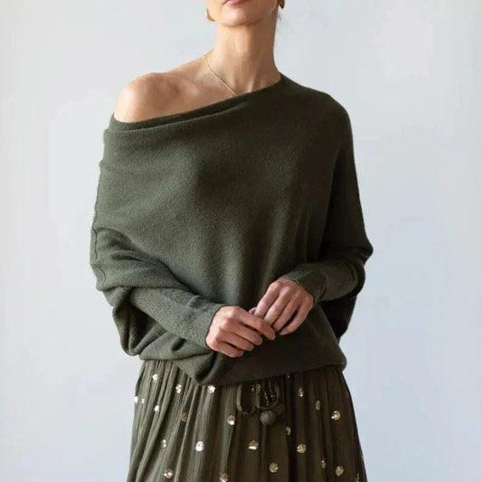 Women's Loose Sweater Modern Style Classic Fit