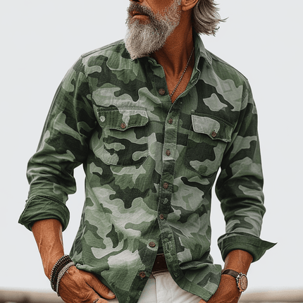 Men's Military Style Shirt