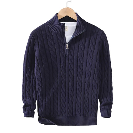 Men's Half-Zip Sweater Knit