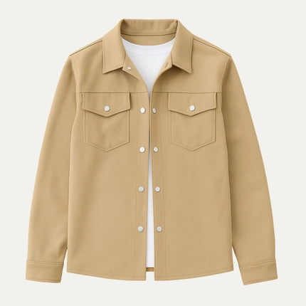 Men’s Lightweight Shirt Jacket Cotton