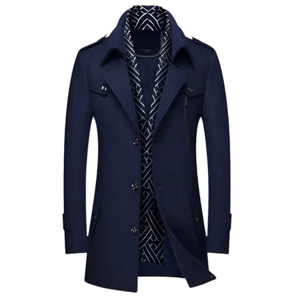 Men's Tailored Coat Wool