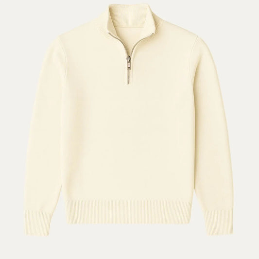 Men's Half-Zip Sweater Navy Blue