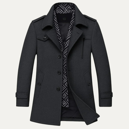 Men's Tailored Coat Wool
