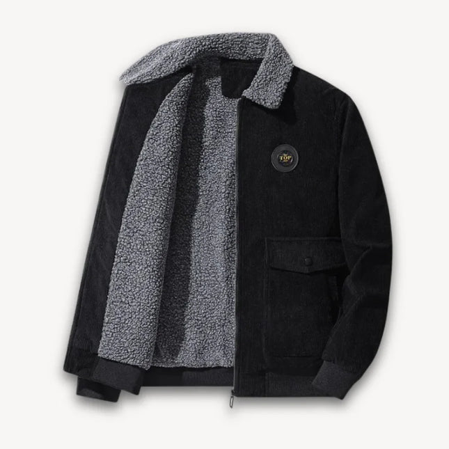 Men's Sherpa Lined Corduroy Jacket