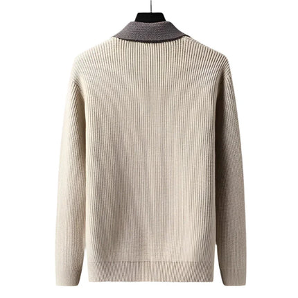 Men's Elegant Cardigan with Pockets