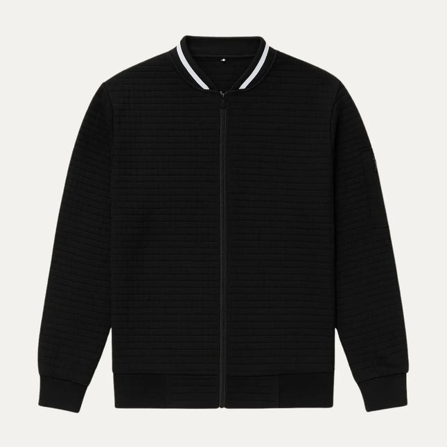 Men's Zip-Up Cotton Cardigan