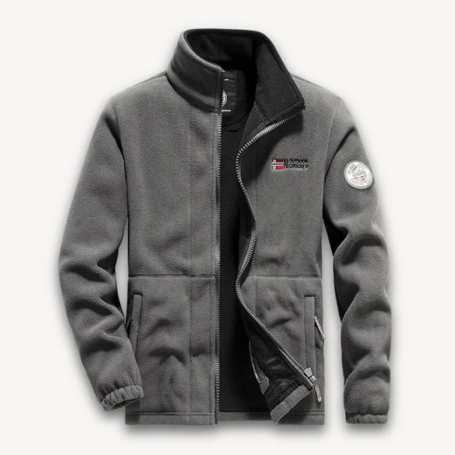 Men's Fleece Jacket Full-Zip Warm Winter Outdoor Coat