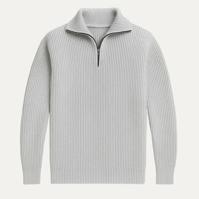 Men's Quarter Zip Jumper Merino Wool