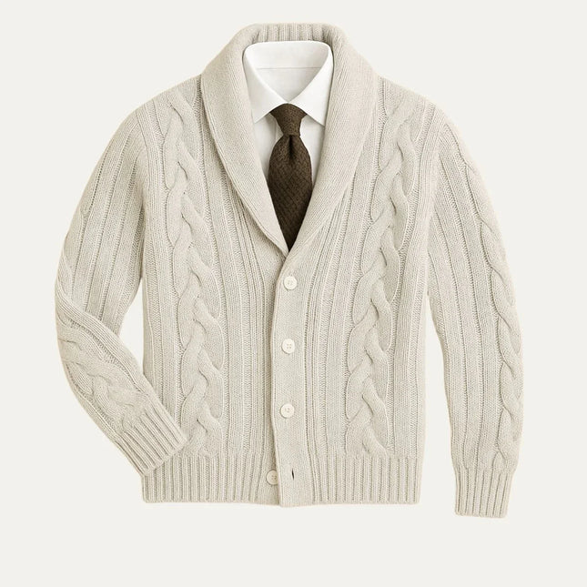 Men's Knitted Cardigan Sweater