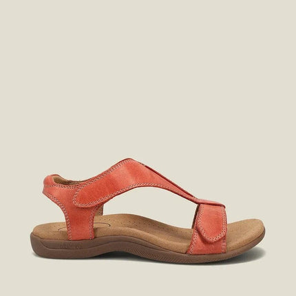 Women's Adjustable Leather Orthopedic Sandals with Arch Support