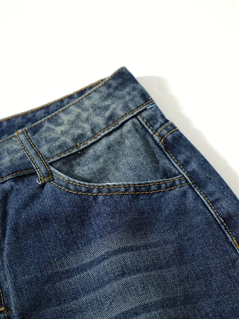 Women's Loose Fit High-Waisted Denim Jeans