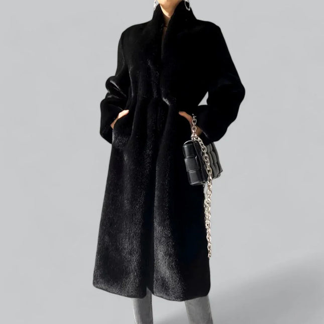 Women's Faux Fur Long Coat Luxury