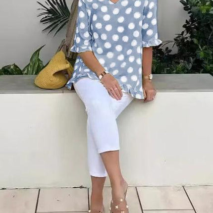 Women's Vintage Printed Casual Top