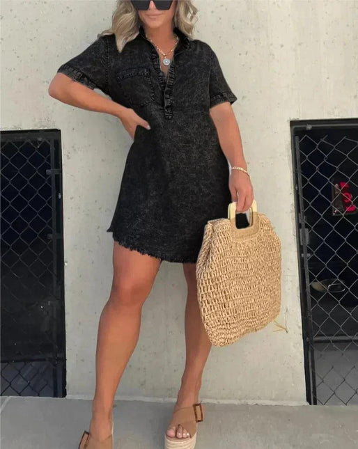 Women's Denim Shirt Dress