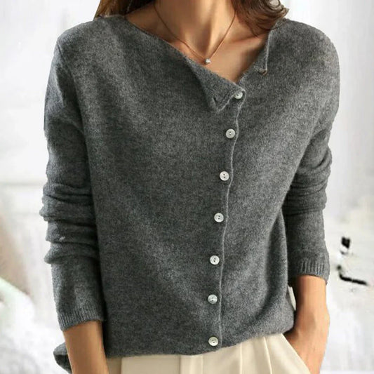 Women's Button-Up Sweater Knit