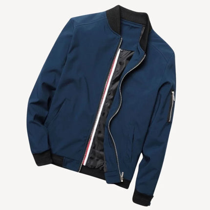 Men’s Zip Up Bomber Jacket Polyester