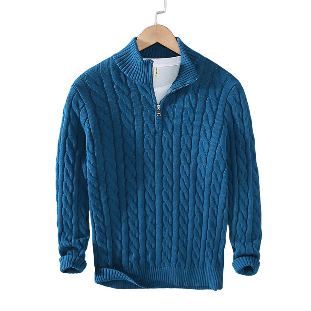 Men's Half-Zip Sweater Knit