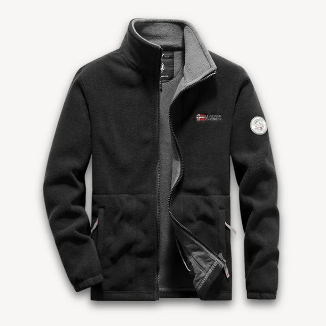 Men's Fleece Jacket Full-Zip Warm Winter Outdoor Coat