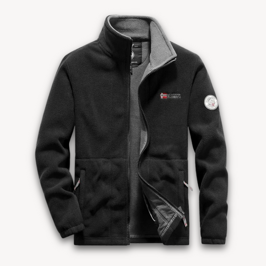 Men's Fleece Jacket Full-Zip Warm Winter Outdoor Coat