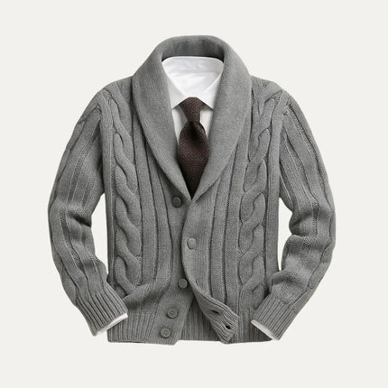 Men's Knitted Cardigan Sweater