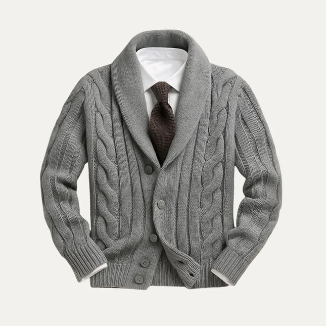Men's Knitted Cardigan Sweater