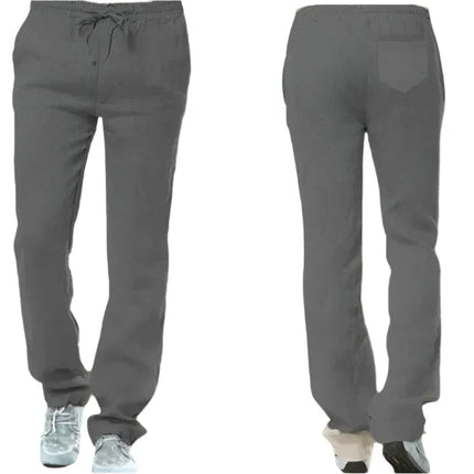 Men's Linen Pantalon Casual Style