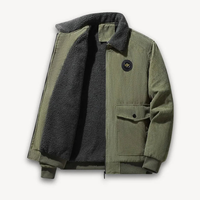 Men's Sherpa Lined Corduroy Jacket