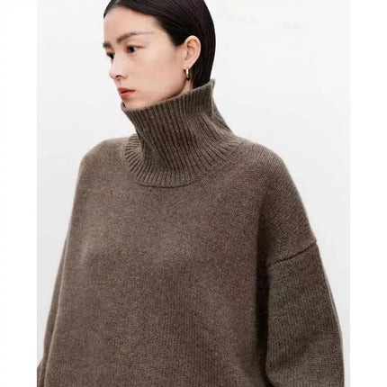 Women's Turtleneck Sweater Wool