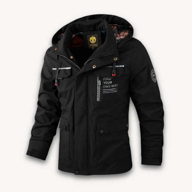 Men's Hooded Water-Resistant Winter Jacket