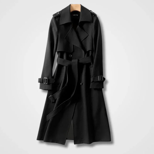 Women's Spring Trench Coat - Elegant Design for Formal Occasions