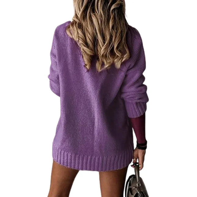 Women's V-Neck Sweater Chic Style
